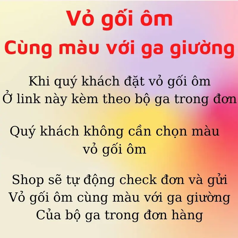 Vỏ gối ôm cùng màu với ga giường của bộ chăn ga gối - hỗ trợ may theo kích thước yêu cầu riêng 1
