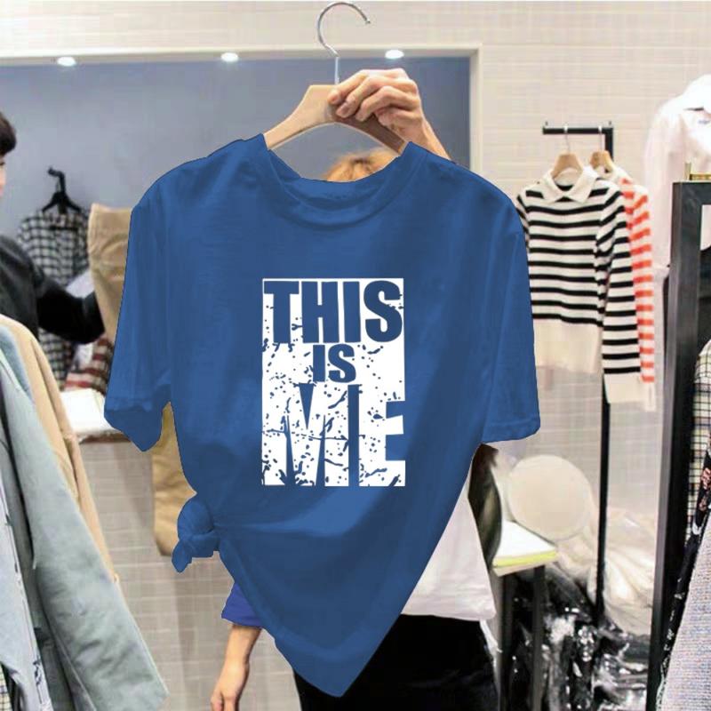 Product Introduction of Unisex T Shirt for Women Korean Fashion Loose Teen Tops Printed Graphic Casual Short-sleeved O304m 14