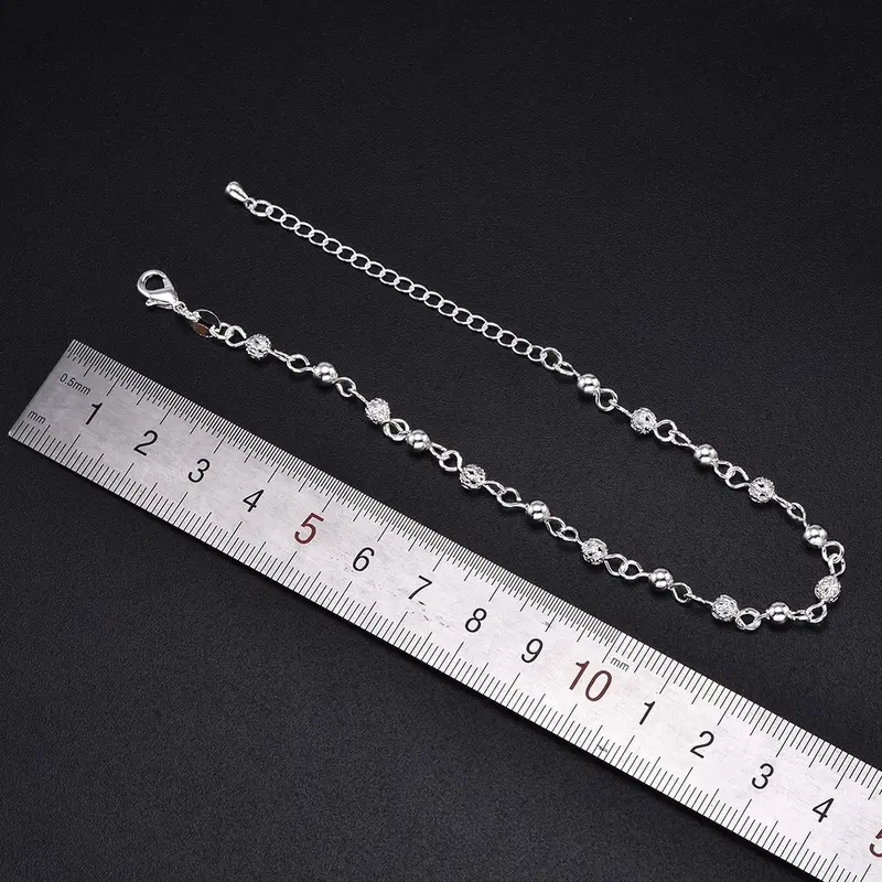 Lắc Chân Đi Biển, XJ-Cổ Điển Phong Cách Mùa Hè, Dây Chuyền Mắt Cá Chân Hạt, Dây Chuyền Chân, Đồ Trang Sức 4