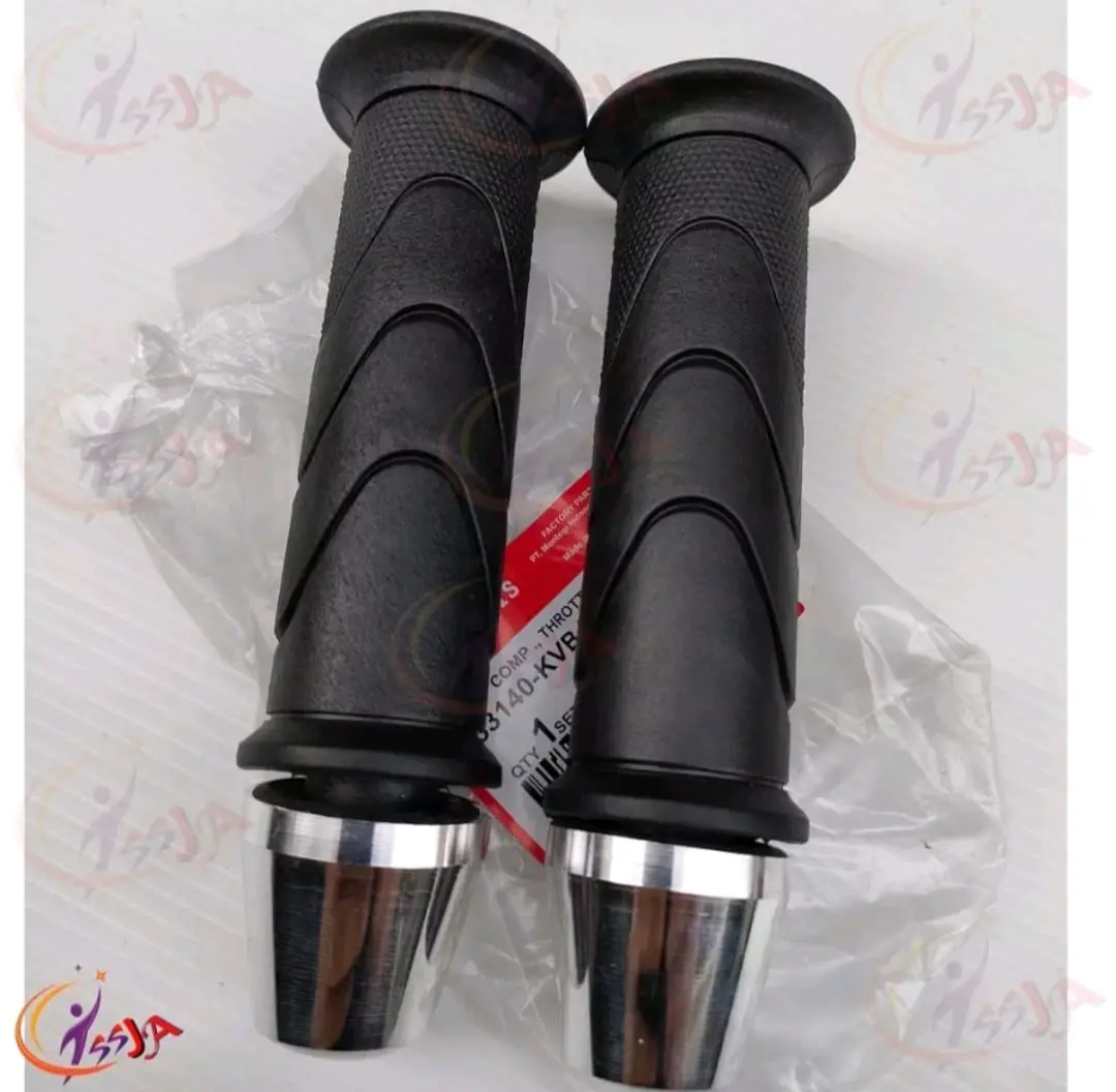 Handgrip standar Honda plus Jalu stang Fu full chrome