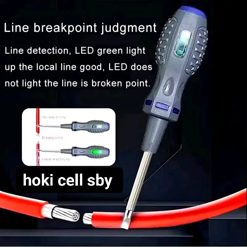 OBENG TESPEN BOLAK BALIK ADA LAMPU INDIKATOR