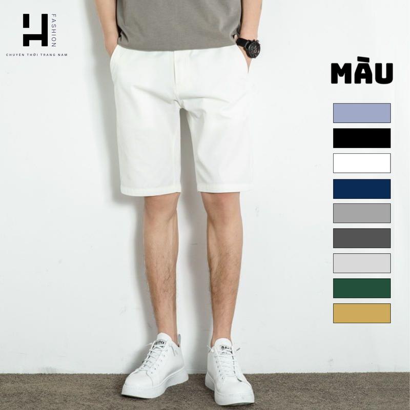 Quần short nam tây âu CÓ SIZE ĐẠI vải cao cấp cotton 2 chìu co dãn nhẹ FROM Ôm gọn vải chống nhăn chống xù lông chuẩn thời trang nam Menswear
