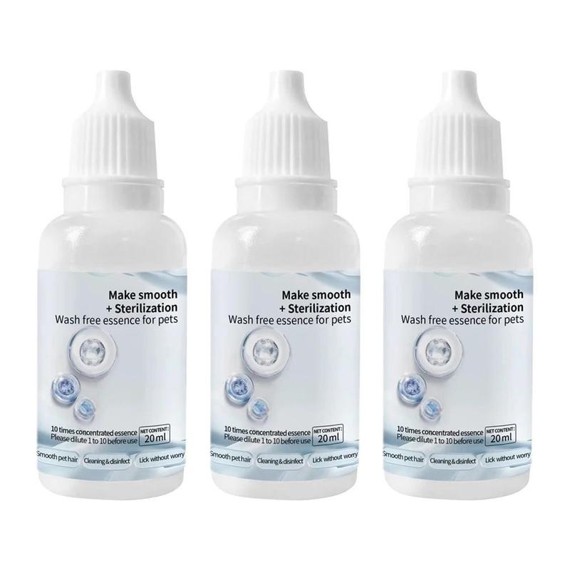 Product Introduction of 3-5pc Cat Steam Brush Wash Free Essence Hair Serum Animal Grooming Essence Cat Dog Depilation for Cat Steamy Brush Pet Cleaning 10