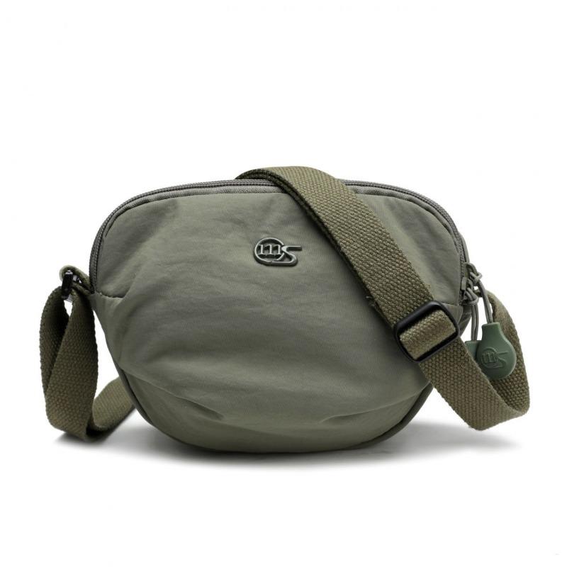 Women's 2025 new fashionable versatile simple messenger bag lightweight waterproof nylon shoulder bag small bag mobile phone bag