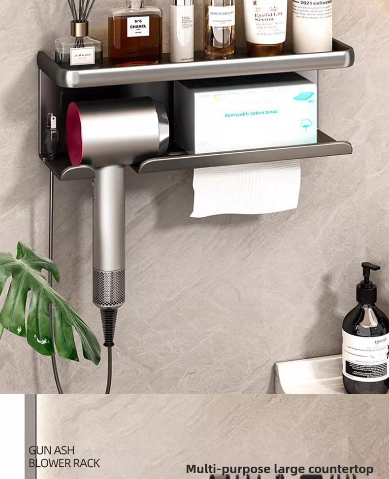 Product Introduction of Bathroom storage rack for hair dryer 15