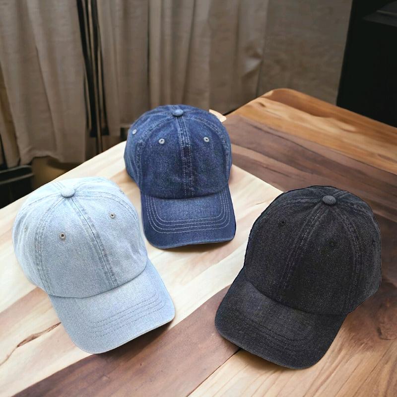[CAPNH] Mũ lưỡi trai jeans trơn thời trang năng động cá tính trẻ trung phù hợp cho mọi lứa tuổi NaHi ngochieu1111 1