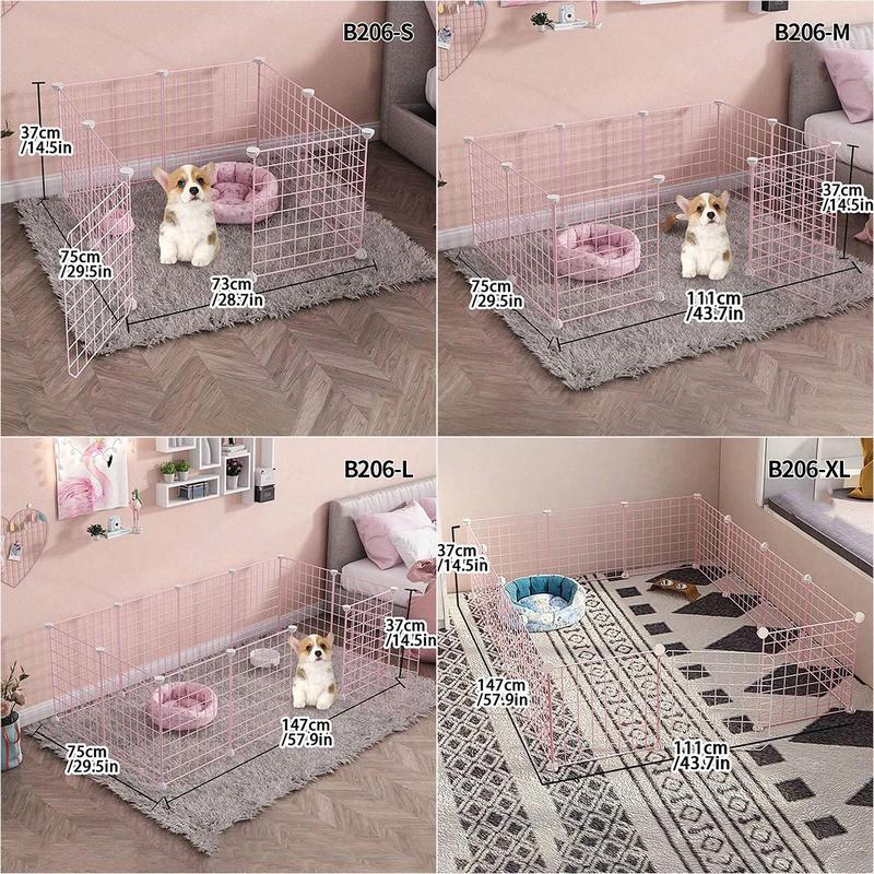 Pet Fence, Indoor Pet Cage, Pet Fence for Dog & Cat, Pet Supplies for Indoor Outdoor Use, Dog & Cat Furniture 1