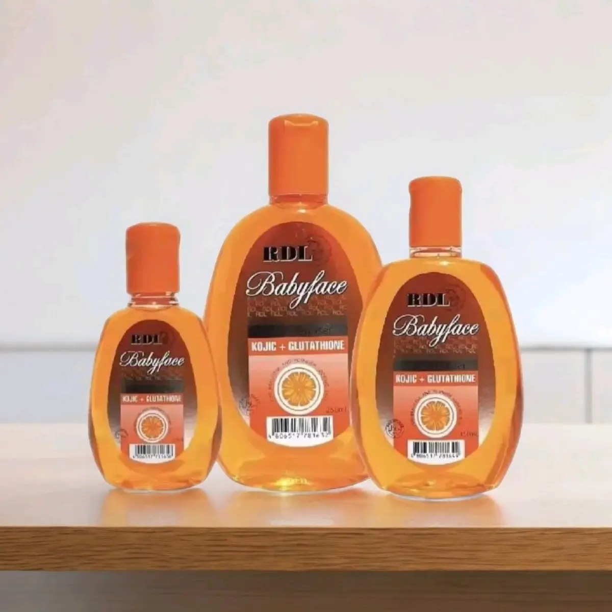 kojic glutathione + ? RDL Babyface Facial Cleanser Kojic + Glutathione gently cleanses, brightens skin, evens out tone, and boosts your natural glow all in