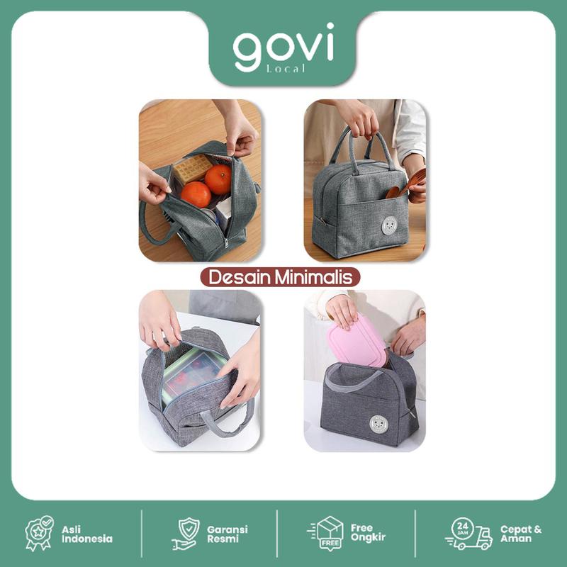 Goto [COD] Hamigo Lunch Bag Tas Bekal Makanan Tempat Makan Anak Dewasa 4
