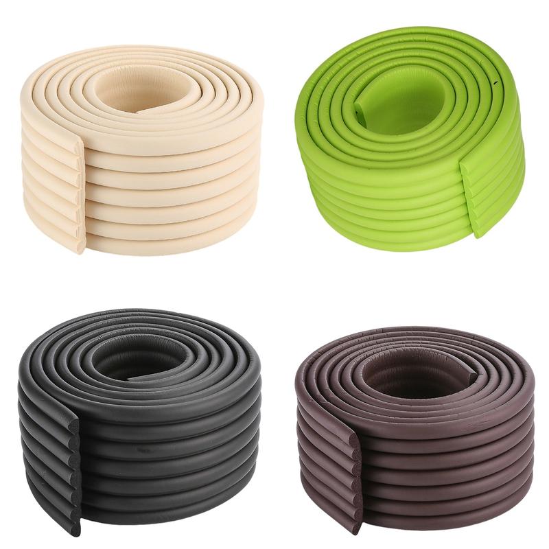 2M/Roll Baby Edge Protector Soft Rubber Hurt Prevention Edge Corner Guards Baby Bumper Edge Strip Table Corner 0
