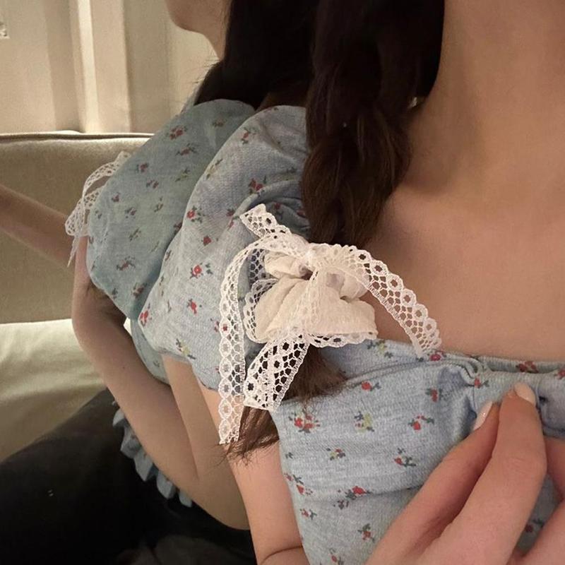 Product Introduction of Scrunchie Ruy Băng Nổi, Thiết Kế Nơ Ren, Dây Buộc Tóc, Nút Thắt Nơ Ruột Hàn Quốc, C0X9 19