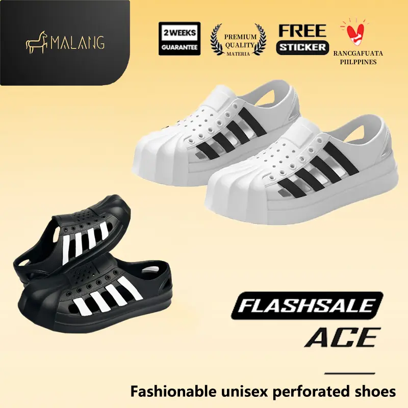 Men's Fashion Sports Sandals, Men's Rubber Clogs, Waterproof Men's Clogs, Anti-slip Korean SlippersMen's Summer Outdoor Non-slip and Odor-resistant Hollow Water Sandals Beach Shell Toe Clogs