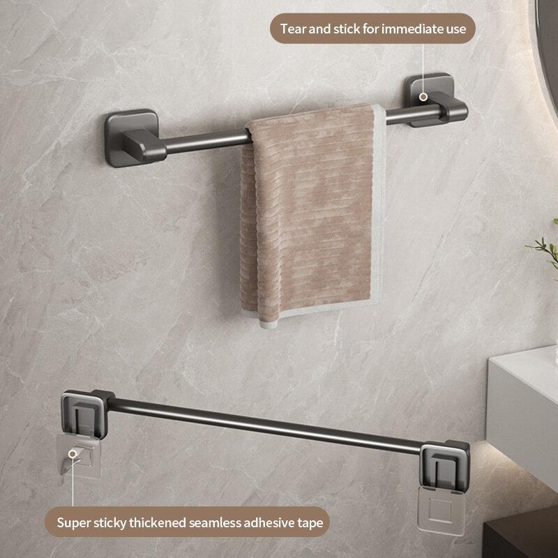 Towel Rack Non Perforated Wall Mounted Storage Rack Organiser 2