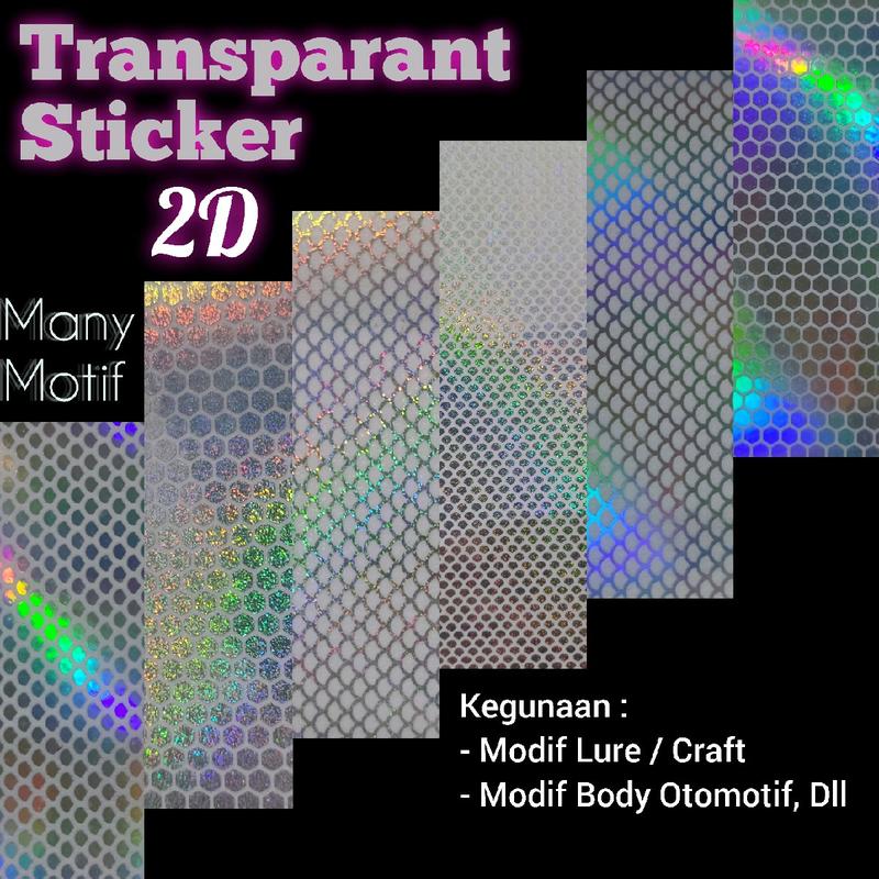 Sticker Transparan Lure Metal Jig Poper Stickbait Otomotif Stiker Car ...