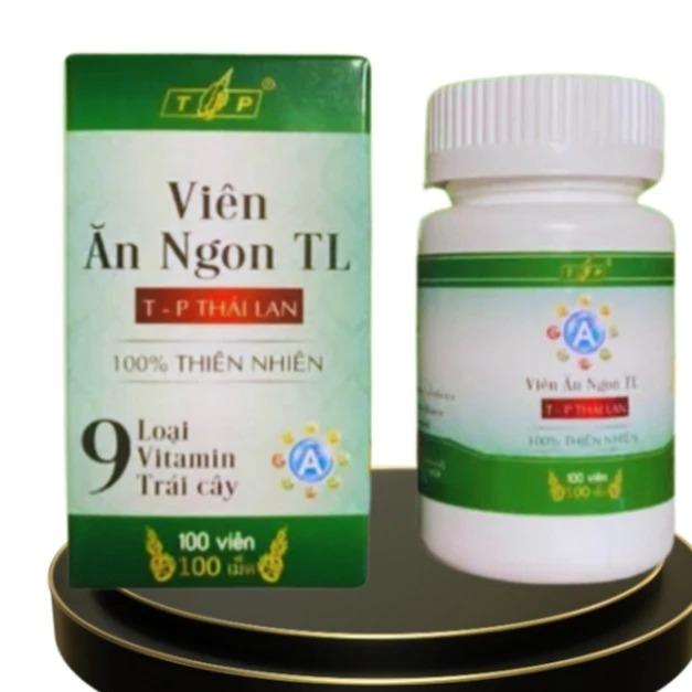 Combo 3 hộp Viên ăn ngon TL 100V , giúp tăng cân an toàn với 9 loại vitamin, hỗ trợ tăng cơ bắp và sức khỏe 0