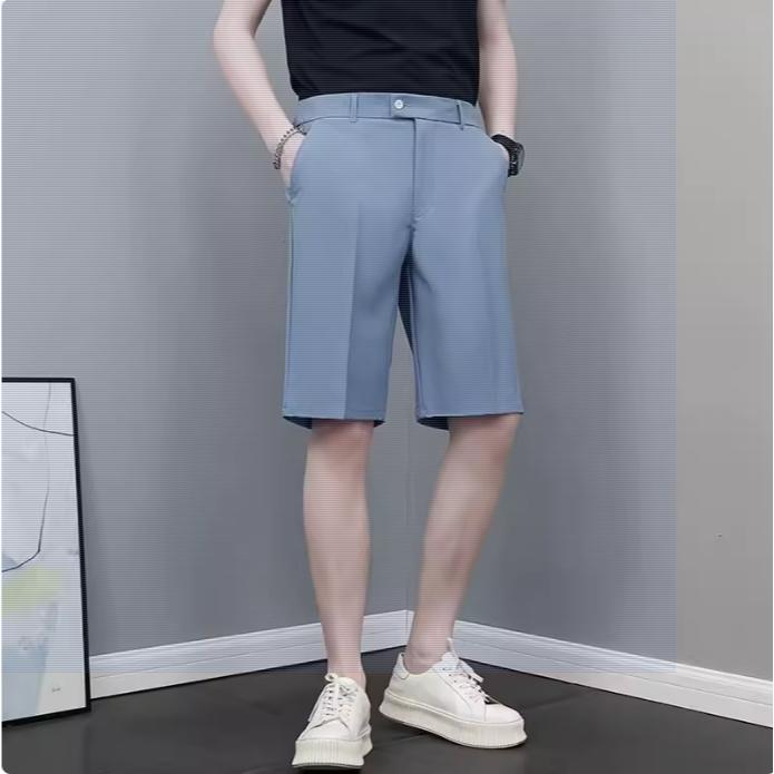 Thời Trang Nam , Quần Đùi Short Tây Âu , Vải tuyết mưa mềm mịn , mặc mùa hè , thu , đi làm đi chơi 3