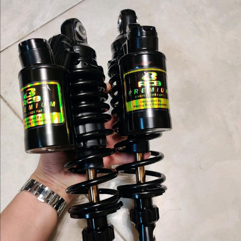 Phuộc sau RCB bình dầu 1:1 gắn Dream Wave Future Sirius Jupiter Taurus Elegant Charly Cub.... rcb a2 phuộcrcb