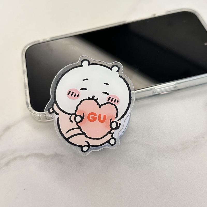 Product Introduction of Japanese Cartoon Chiikawa Magnetic Suction Bracket Cute Giikawa Lazy Bracket opposite Sex Epoxy Airbag Bracket 8