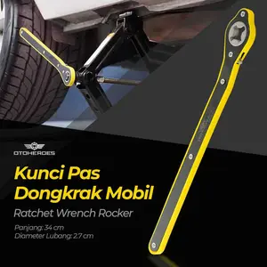 Kunci Pas Dongkrak Mobil Ratchet Wrench Rocker Car