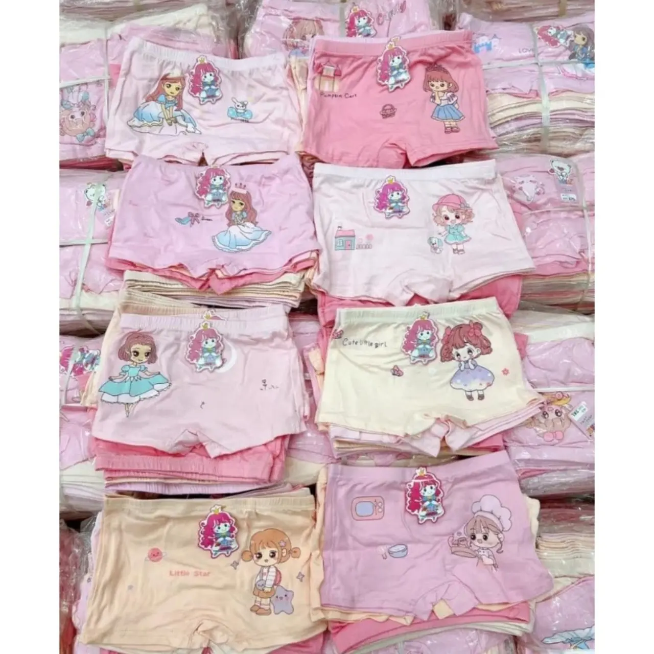 [ Thỏ Tây Kids ] COM BO 10 QUẦN CHIP ĐÙI CHO BÉ GÁI _ T20 ( Mẫu ngẫu nhiên)