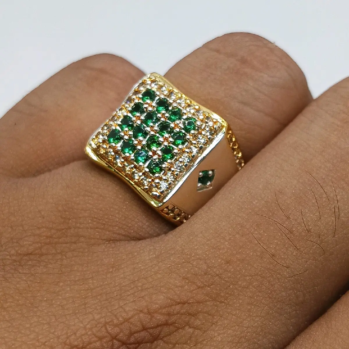BATU PERMATA ZAMRUD CHATAM RING MEWAH