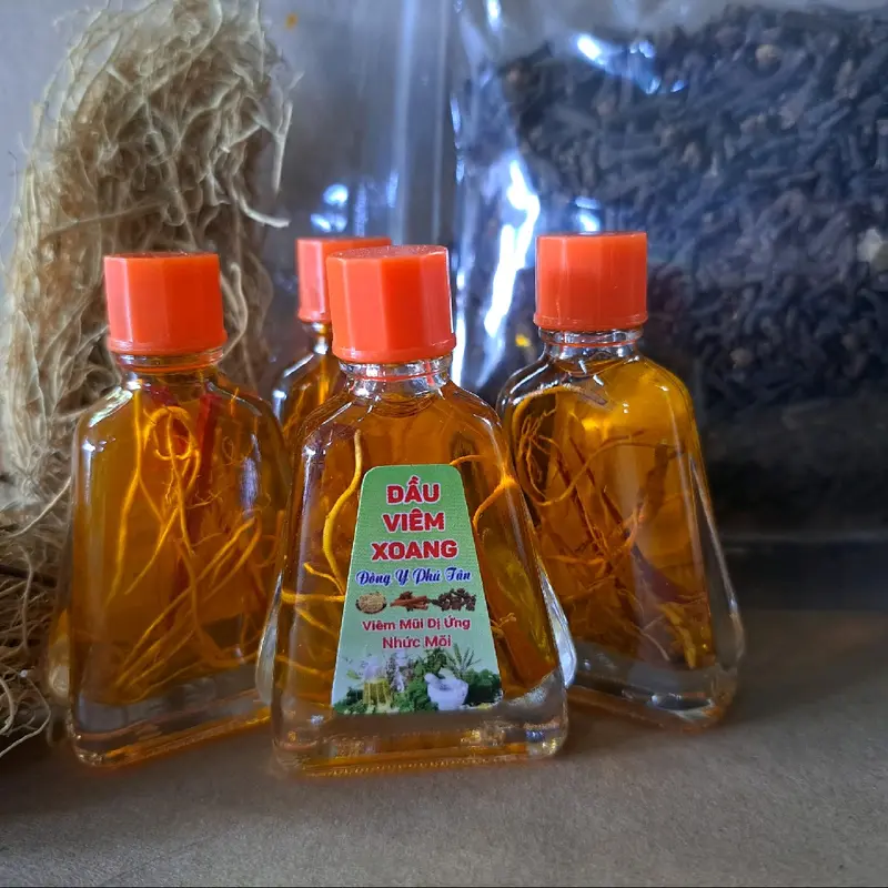 10 TẶNG 1 Combo DẦU VIÊM XOANG 10 CHAI 7ml rễ  hỗ trợ nhức mõi ngủ ngon chai to nóng thơm(tem xanh lá) 1