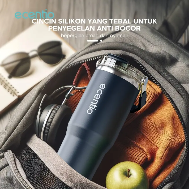 ECENTIO 900ML tumbler minum stainless premium botol minum aesthetic besar ACC4 2