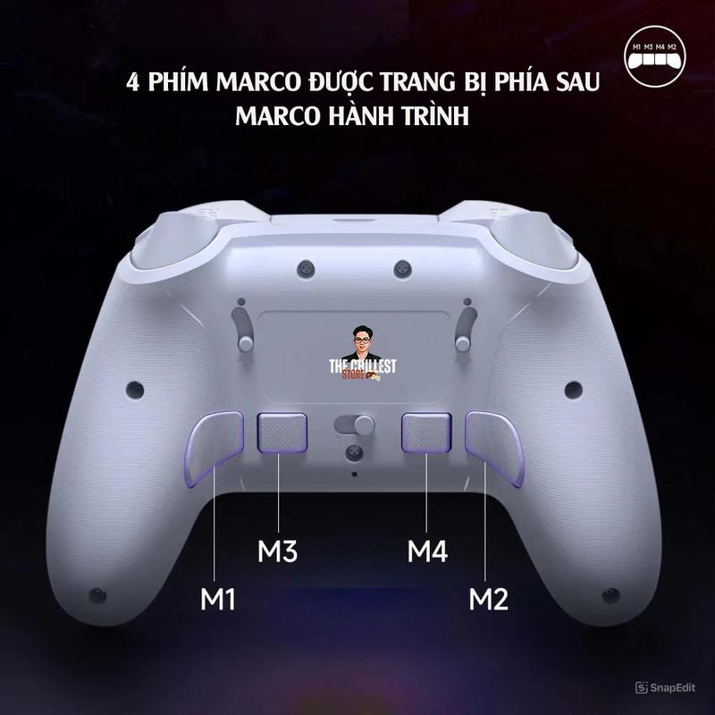[BẢO HÀNH 12T] Tay cầm chơi game EasySMX X20 Phím cơ, Hall Effect Joysticks, Marco hành trình, Kết nối 1000Hz - Phụ Kiện, Chơi Điện Tử 4