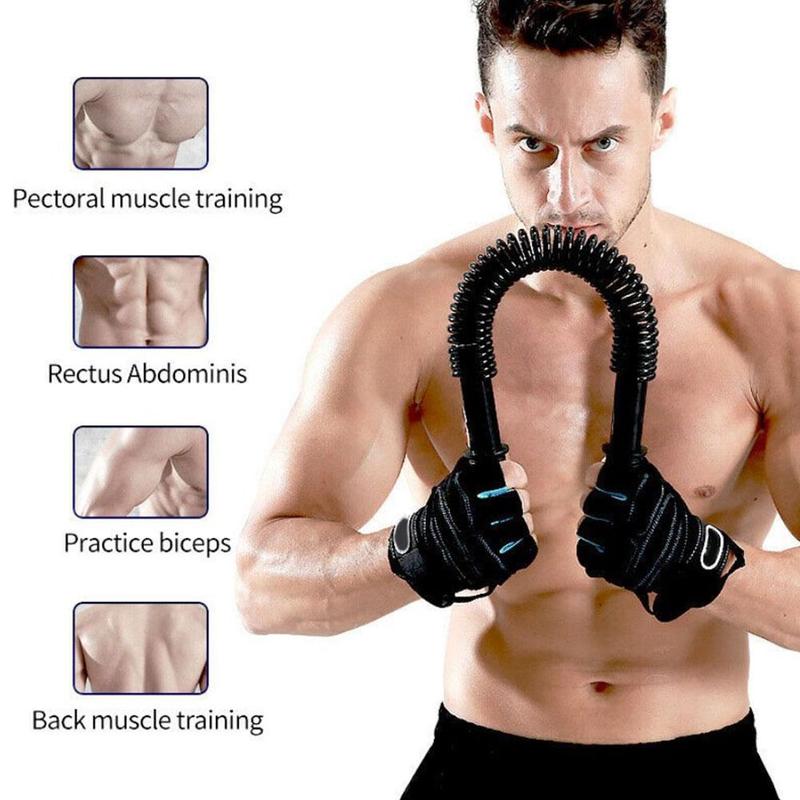 Product Introduction of 1 Pc Heavy Duty Power Twister Spring Bar Resistance Strength Bar Bend Chest Arm Training Exercise Fitness Equipment 22