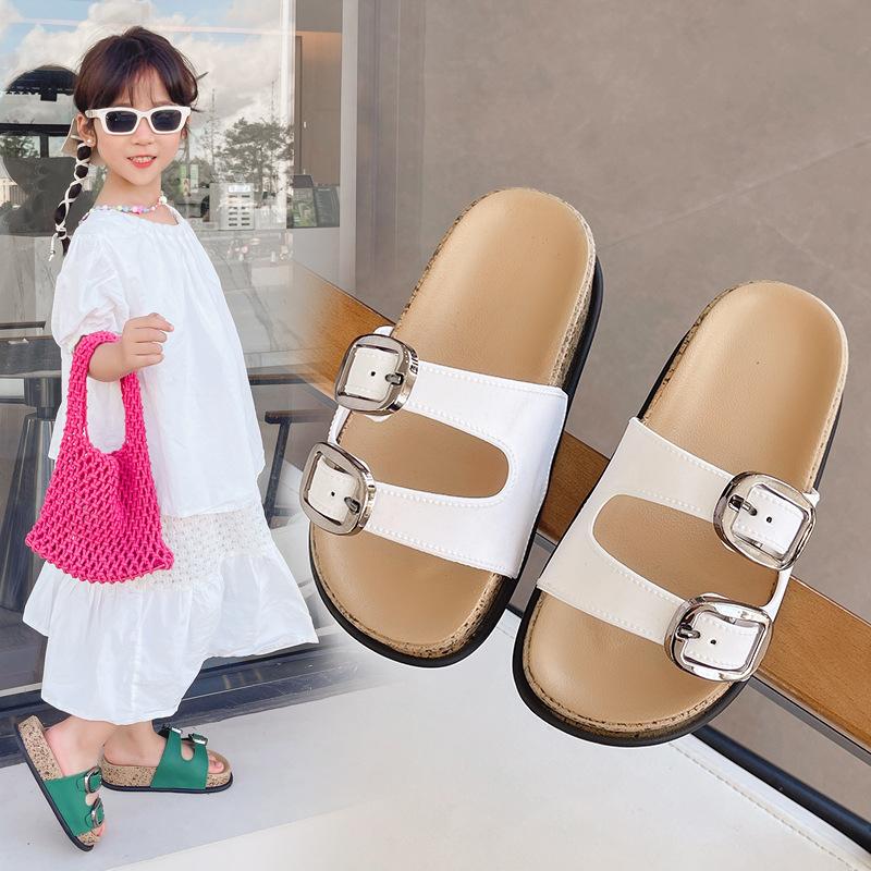 Dép Trẻ Em, Thời Trang, Ngoài Trời, Mùa Hè, Khóa Vuông, Dây Đeo Đôi, Đế Dày, Thích Hợp Cho Bé Gái Và Bé Trai, Giày Đi Biển, Dép Thoáng Khí, Năm 2025 0