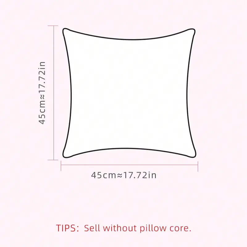 Tree Print Cushion Cover without Filler, 1 Count Square Throw Pillocase, Household Decoration Supplies for Home Living Room Sofa Bedroom 1