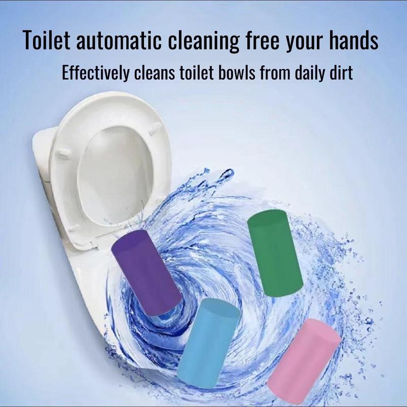 Product Introduction of COMBO 4 Trinh Chất Làm Sạch Nhà Vệ Sinh, Dán Làm Sạch Nhà Vệ Sinh Tự Động, Màu Xanh Dương, Làm Sạch Bong Bóng, Khử Mùi, Dụng Cụ Hữu Ích, Khử Mùi Nhà Vệ Sinh[NGS] 1