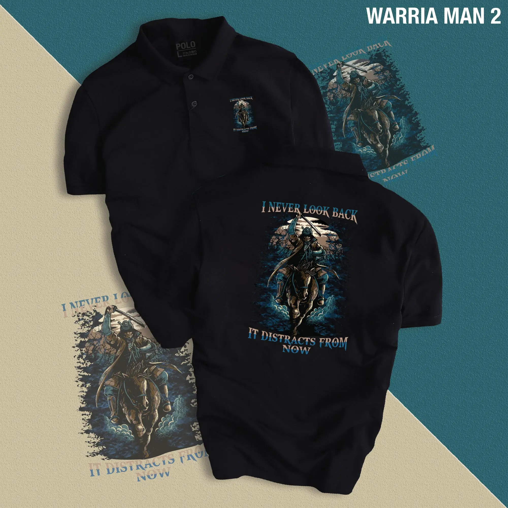 Áo Thun Polo Nam WARRIA MAN chất Cao Cấp Chuẩn Form, Trẻ Trung, Thấm Hút, Thanh Lịch Menswear Có Cổ Ngắn Tay Cọc Tay Cotton Shirt