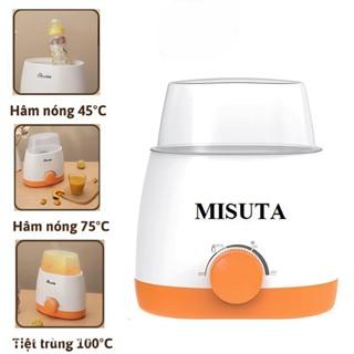Máy hâm sữa tiệt trùng bình sữa 4 chức năng Misuta, hâm nóng, ủ ấm, tiệt trùng bình sữa, hâm thức ăn, bảo hành 12 tháng Cho Bé bình  hâm