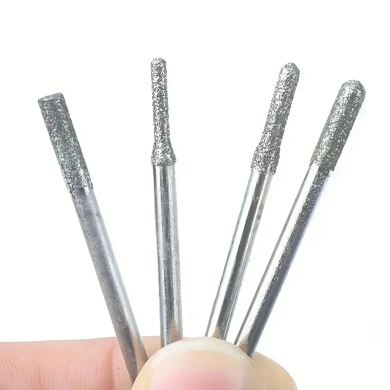 Diamond Drill Bit Set, 30pcs/set Electric Tool Accessories, Rotary Tool Accessories, Suitable for Nail Polishing, Stainless Steel Trimming, Engraving & Polishing 4