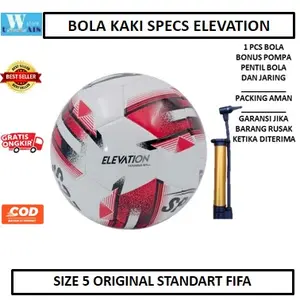 BOLA SEPAK SPECS ELEVATION BONUS POMPA PENTIL DAN JARING BOLA Ball Outdoor bola  jabulani