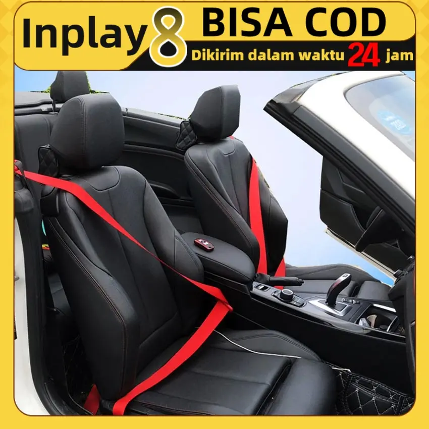 BERGER Tali Webbing 5 cm Motif Seatbelt UNIVERSAL - Safety Seat Belt Warna Sabuk OEM