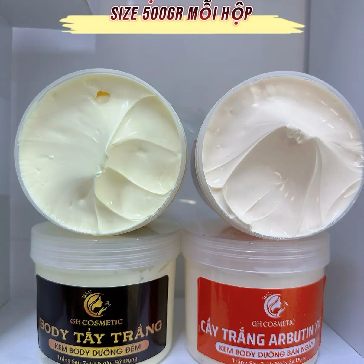 [ mua 1+1 ] kem dưỡng da body size 500gr hỗ trợ dưỡng trắng Nữ