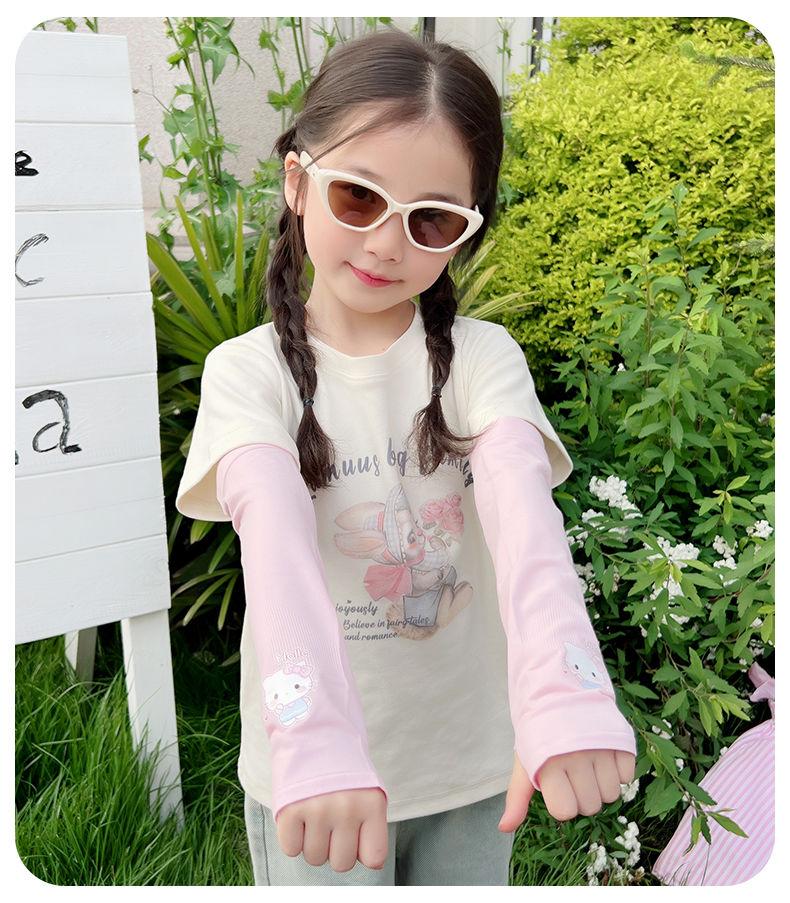 Product Introduction of [ 13k Positive Reviews] Children's Sun Protection Ice Sleeves Summer Baby Cute Cartoon Boys Girls Ice Silk Thin Sunshade UV Protection Sleeves 10