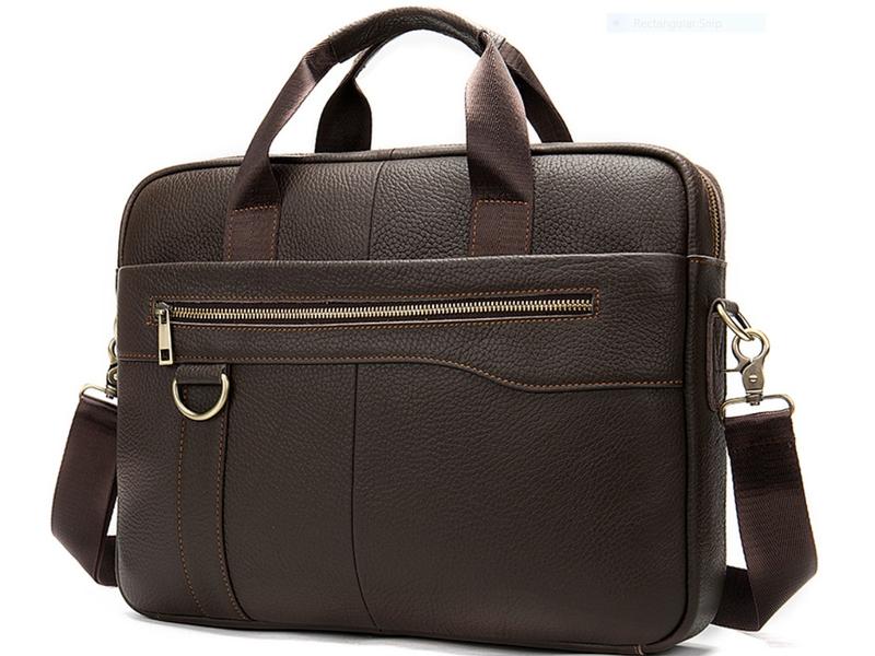  Túi xách nam công sở 100% da bò thật cao cấp phong cách mới 15,6" 