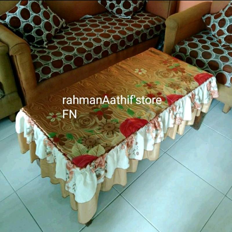 Taplak meja tamu rumbai susun/biasa - Shop | Tokopedia