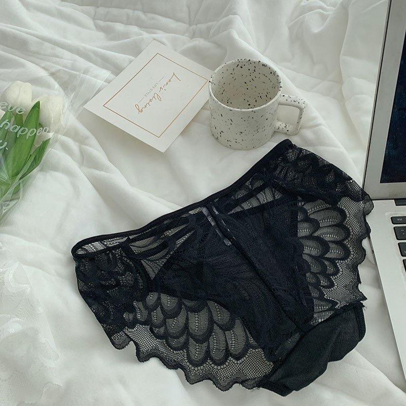 A51 - Quần Lót Ren Dây Sành Điệu Nữ Women Đen, Trắng 2