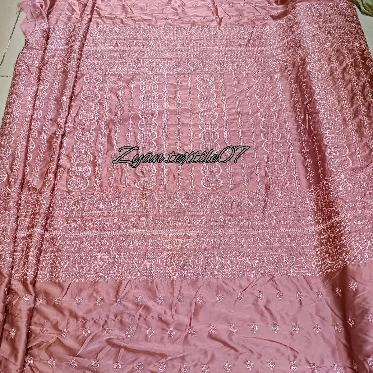 Kain Armany Silky Bordir / Armany Silk Bordir Terbaru / Harga Meteran