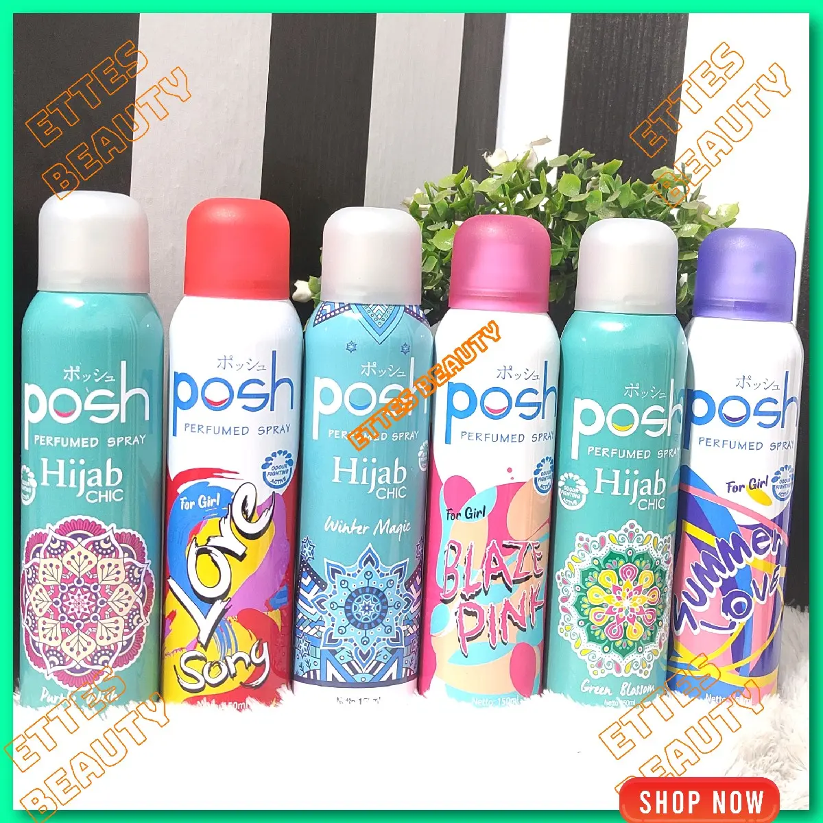 Posh Parfum Body Spray 150ml Green Blossom Winter Magic Pupple Wish Summer Love Love Song Perfume Lasting