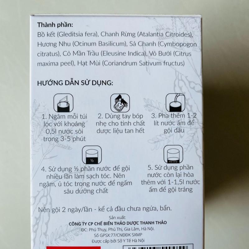 1 GÓI LÁ THƠM GỘI ĐẦU OGATIC. 6