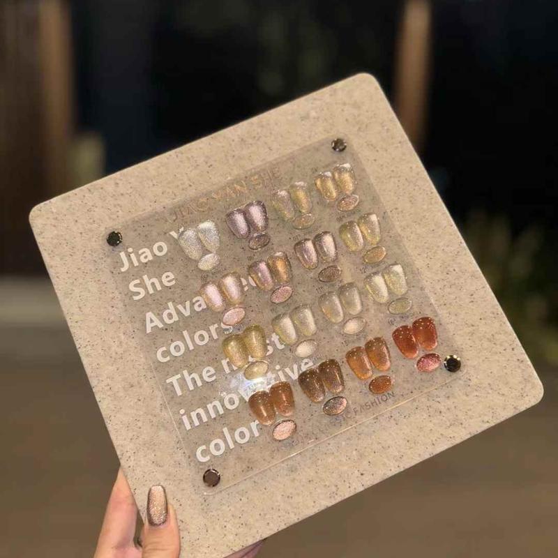 Mắt mèo mùa thu đông 16 màu jiao yan she, tặng kèm bảng màu