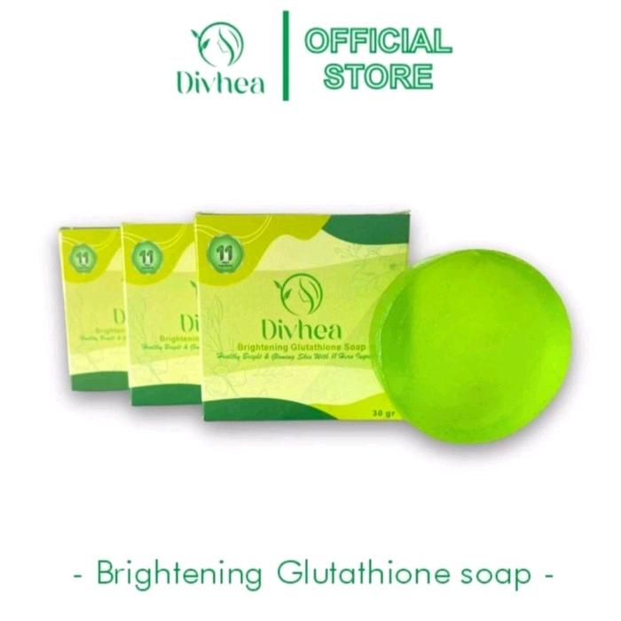 Gambar 3 Pcs Sabun Flek Hitam dan Jerawat Divhea Brightening Gluthatione Soap dari Divhea Indonesia Kab. Kudus Tokopedia