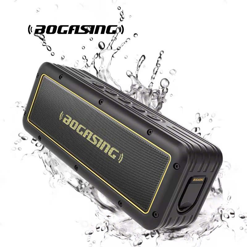 Loa Bluetooth BOGASING G4  50W- Tronsmart Bang Mini 50W, 4 Củ Loa Nghe Nhạc Bass khỏe,  kháng Nước IPX6 Ghép Nối 2 Loa Kiêm Sạc Dự Phòng - Chính Hãng Bảo Hành 12 Tháng