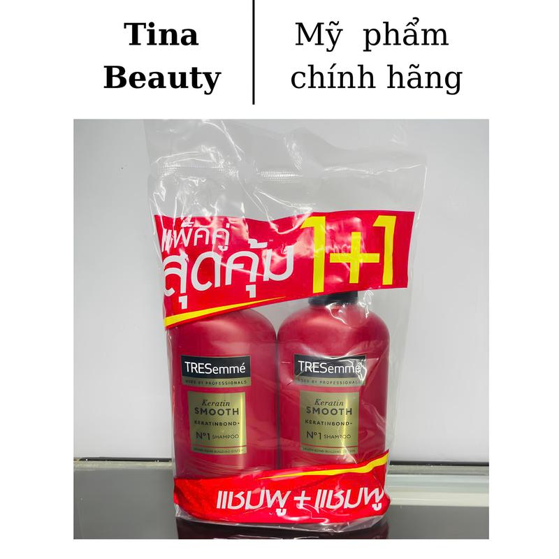 Cặp Dầu Gội Đầu Tresemme Thái Lan 370ml x 2 chai Women