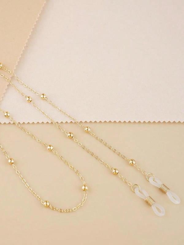 Fashionable Beaded Eyeglass Chain, Anti-slip Glasses Chain, Thin Eyewear Accessories for Women & Girls, Trendy All-match & Exquisite Glasses Accessories for Birthday Gift 3